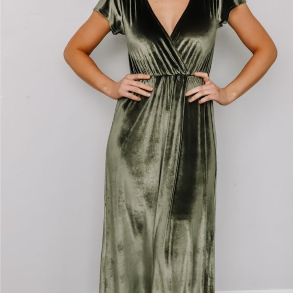 Baltic Born  Olive Green Dress
